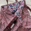 Cabas Market / Palmes feuilles, rose foncé – Image 2