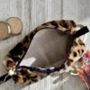 Trousse XL Léopard, polaire doublée beige – Image 4